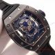 2017 Copy Richard Mille RM 052 Watch Rose Gold Dark Black case Ice Blue Skull Rubber (3)_th.jpg